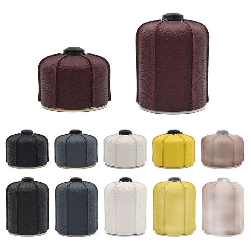 Camping Gas Can Protective Cover Gas Tank Sleeve Tissue Gas Canister PU Case