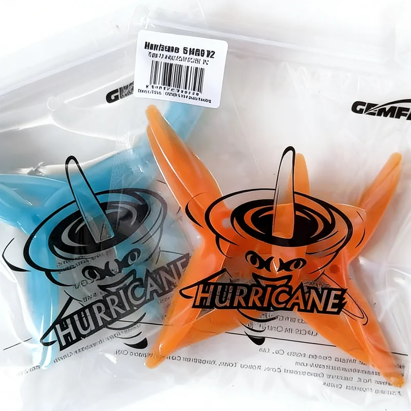Juego de Hélices GEMFAN 51466 MCK V2 de 3 Aspas, 5.1x3.6 Pulgadas, Orificio M5 para Carreras FPV