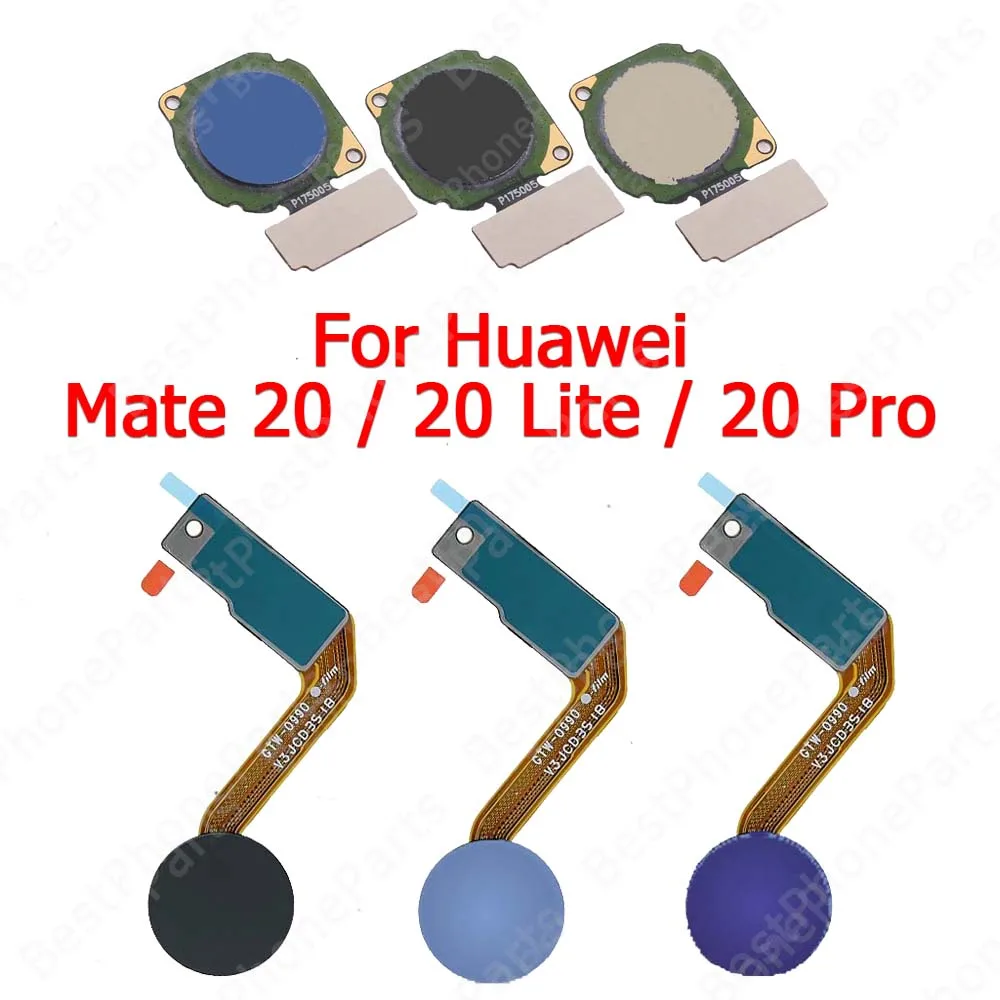 Sensore di impronte digitali Flex Cable Home Button Finger Print Scanner per Huawei Mate 20 Lite Mate20 Pro pezzi di ricambio di ricambio