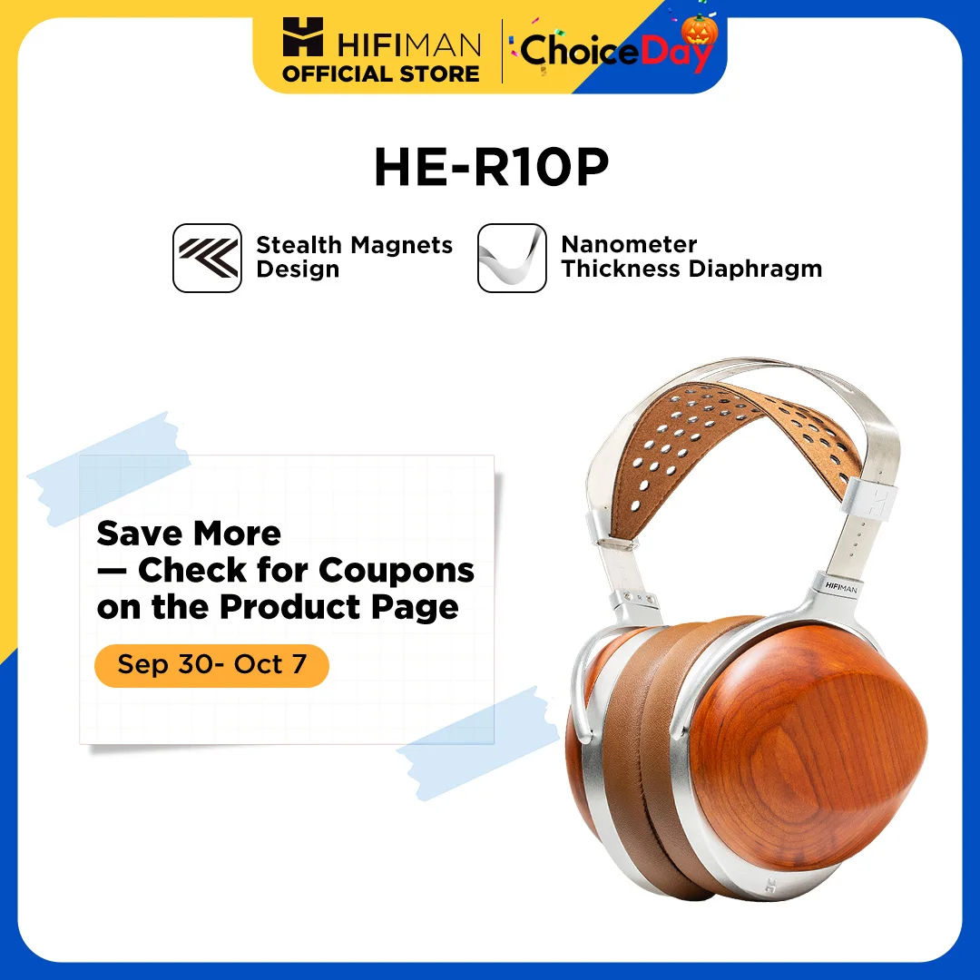 HIFIMAN HE-R10 Planar Version-Stealth Magnets
