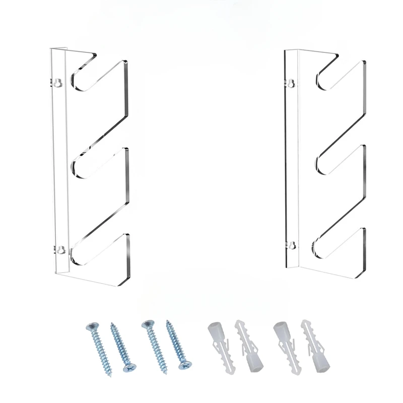 1-parowy stojak na deskorolkę Akrylowy stojak ścienny Stały uchwyt Kryty pływający uchwyt do przechowywania deskorolki Uchwyt ścienny, trwały