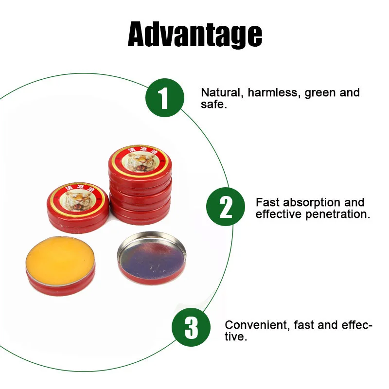 60/120pcs Tiger Balm Cooling Oil Qingliangyou view 6