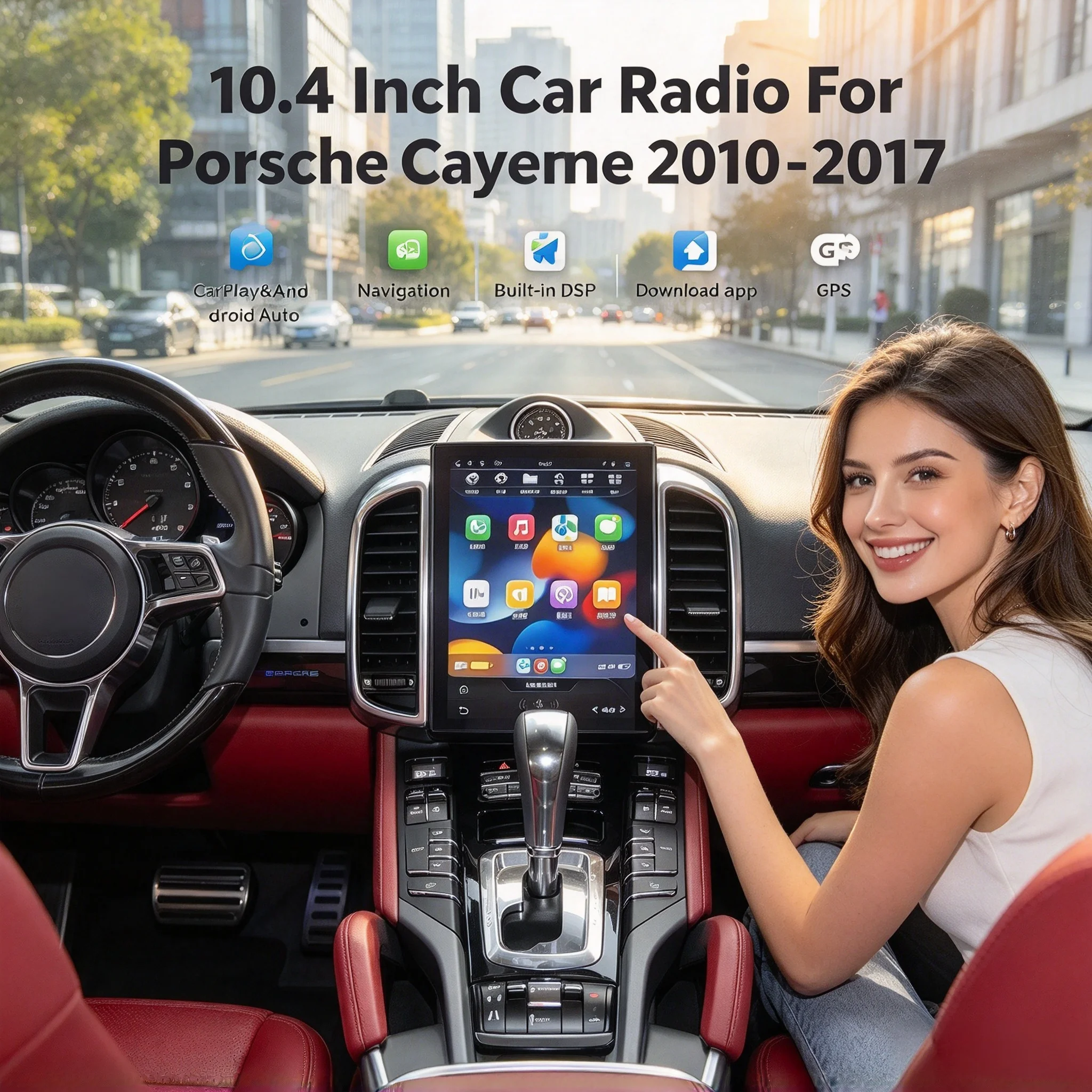 New For Porsche Cayenne 2010-2017 Android Car Radio Multimedia Video Player GPS Navigation Player Auto Stereo Carplay Head Unit