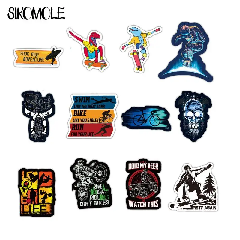 10/30/50PCS Dessin Animé De Surf Extérieure Autocollants Sport Tropical Plage Surf BRICOLAGE Planche De Surf Skateboard Graffiti Autocollant F5