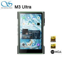 SHANLING M3 Ultra Portable MP3 Player HiFi Hi-Res Audio Music Player Bluetooth 5.0 Android 10 DAC AMP Dual ES9219C Chips DSD256
