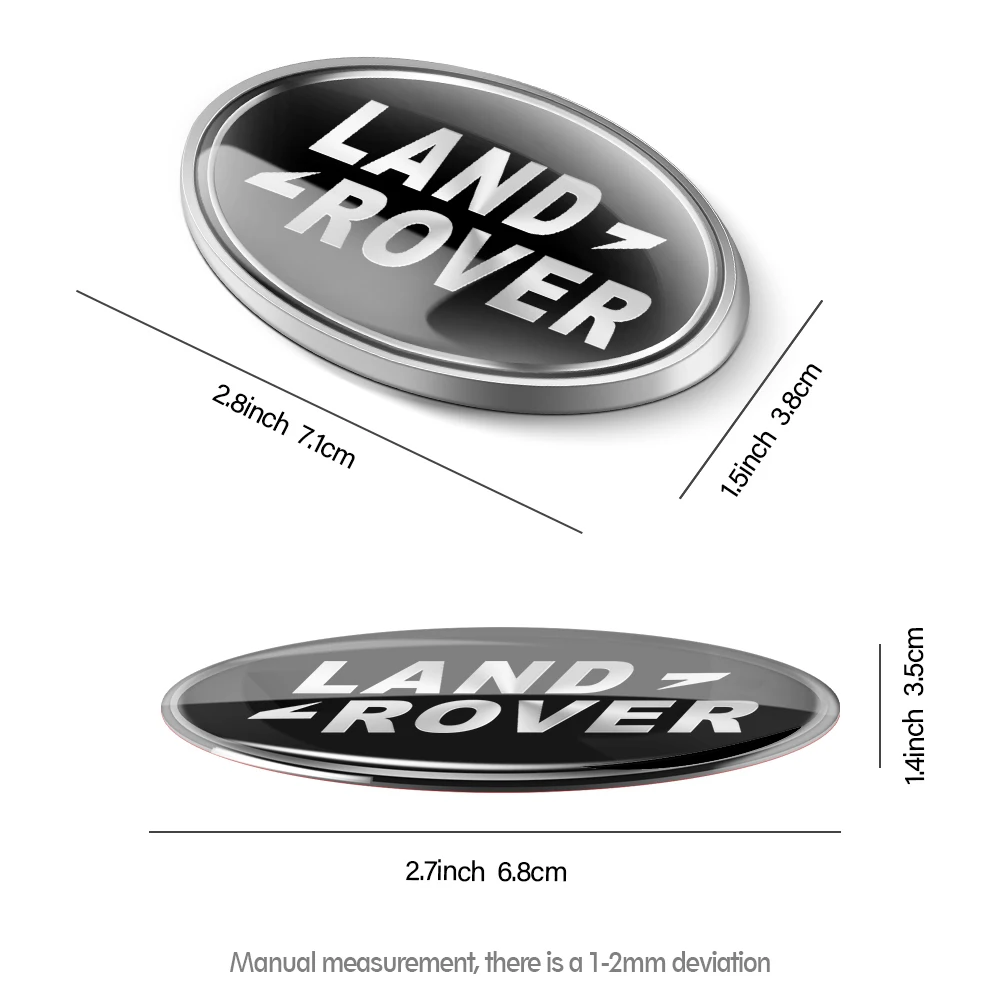 1Pcs Car 3D Aluminum Alloy Car Body Side Window Styling Badge Stickers For Land Rover Discovery 2 4 Supercharged Defender Evoque