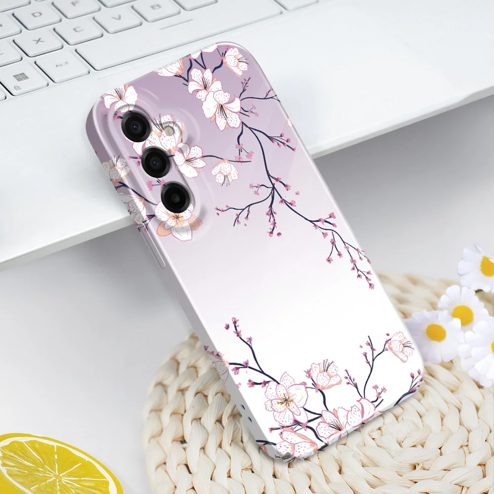 Pretty Wintersweet Phone Case For Samsung Galaxy A57 A37 A17 A56 A36 A26 A16 A06 A55 A35 A25 A15 A05 4G 5G Film Hard Cover