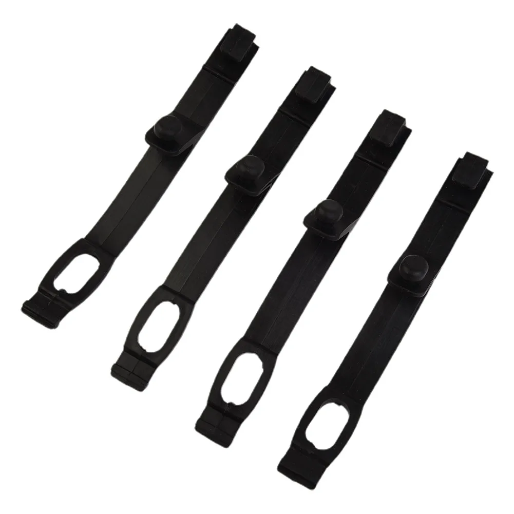 4pcs Headlight Straps Household Fairing Fix Fix Brackets Front/Right/Left 4pcs/Set Black Strap Brackets Straps