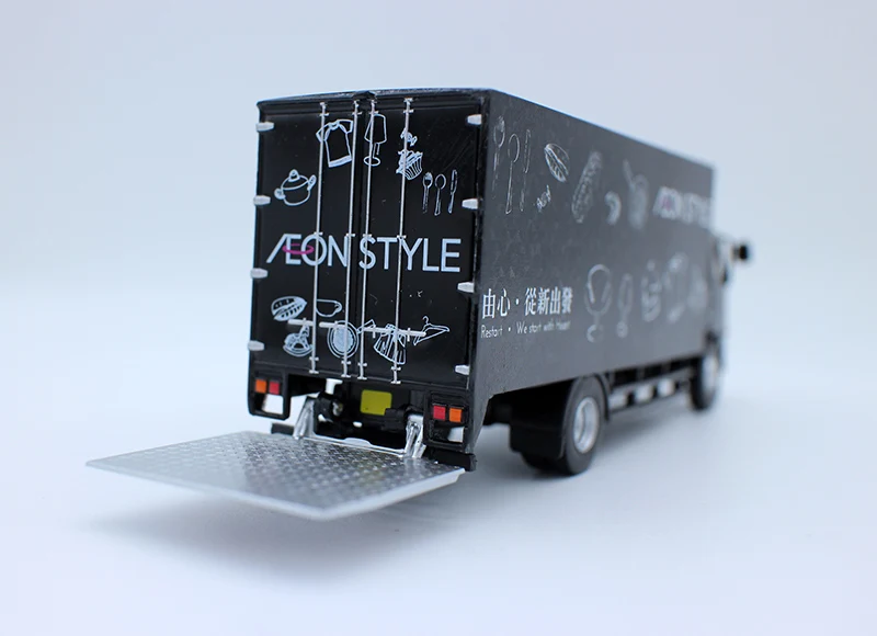 TINY 1/76 Scale Hino 500 Box Lorry AEON Style Truck Transportation Dicast Alloy Toy Cars For Collection Display Gifts