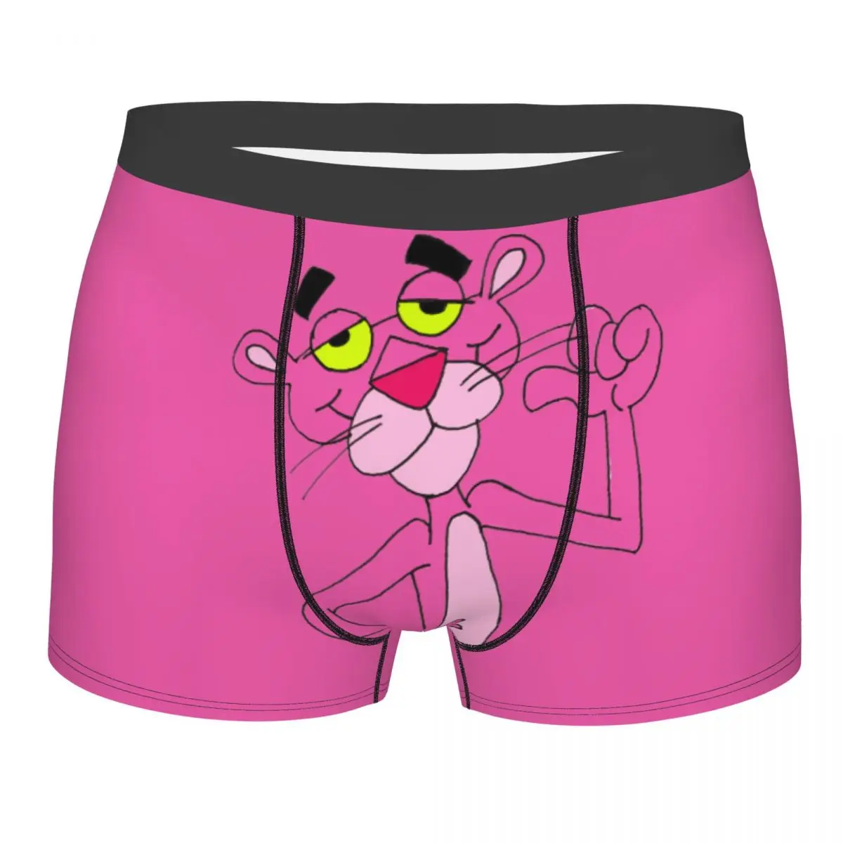 Custom Cool Panthers Cartoon Boxers Shorts Panties Men\'s Underpants Comfortable Briefs Underwear