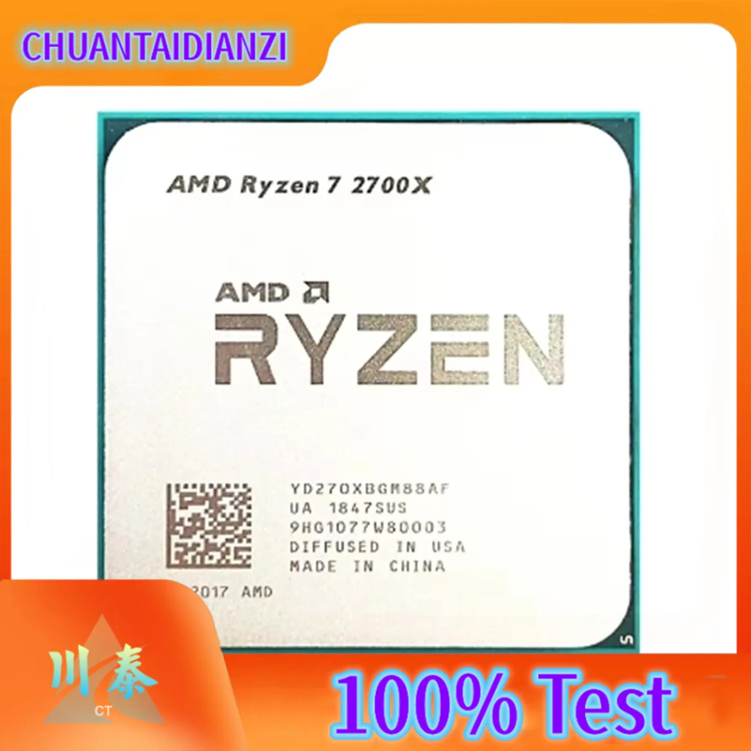 

AMD Ryzen 7 2700X R7 2700X 3.7 GHz Eight-Core Sixteen-Thread 16M 105W CPU Processor Socket AM4