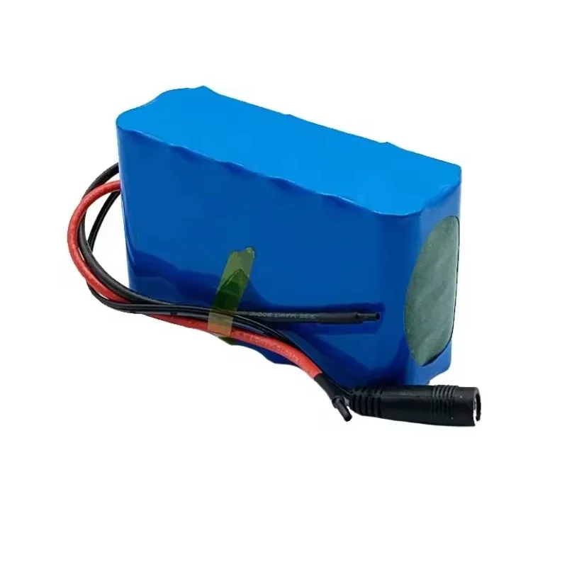 NEW 24V 6S2P 50000mAh 18650 Lithium Battery Pack 24V with BMS for Electric Bicycle Moped Optional plug + 2A charger