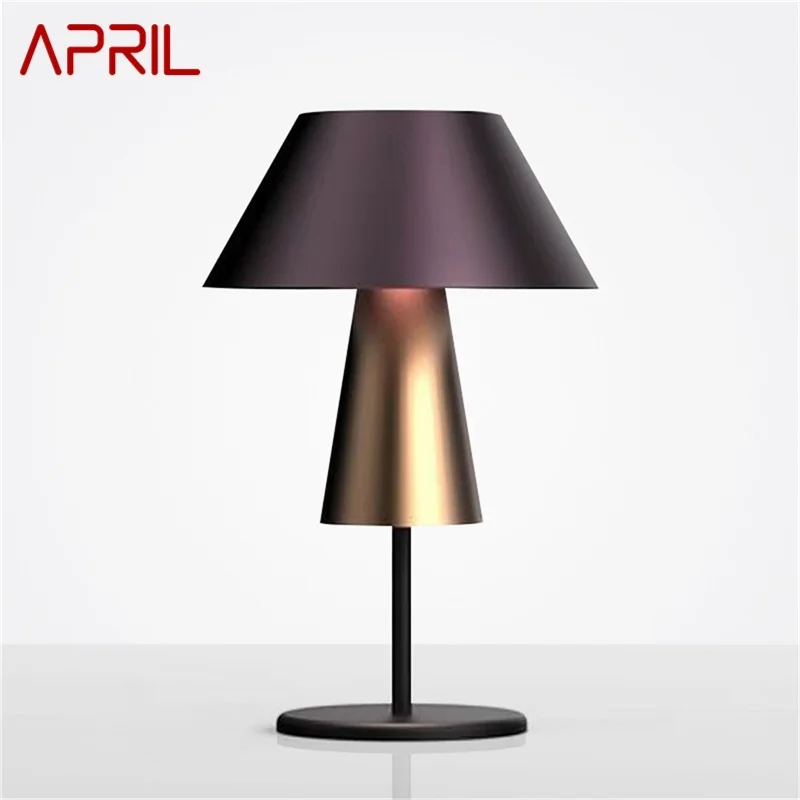 

APRIL Modern Dimmer Nordic Table Lamp LED Mushroom Desk Lighting for Home Bedroom Decoration