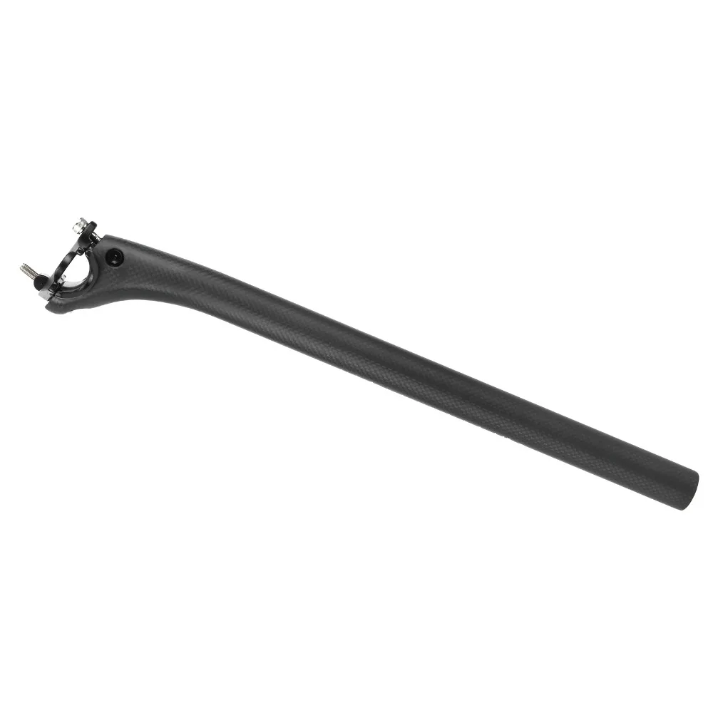 

Durable Carbon Fiber Bike Seatpost 27.2x400mm Matte Black Bicycle Seat Post Lightweight Mountain Bike Seatpost Bike Accessories