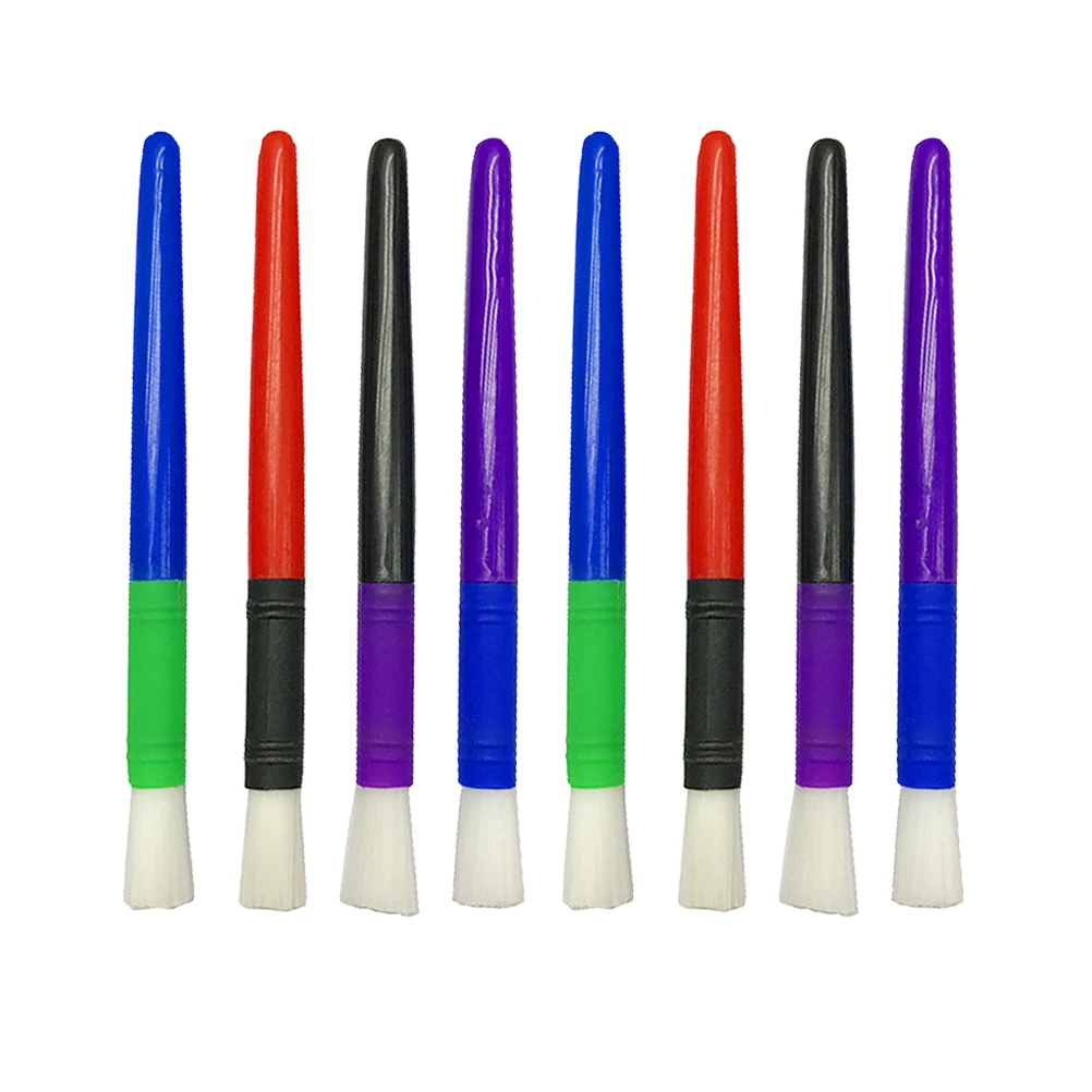 

8pcs Nylon Brushes for Acrylic Oil Watercolors Pottery Gouache For Painting Craft Student Stationery Painting Tool