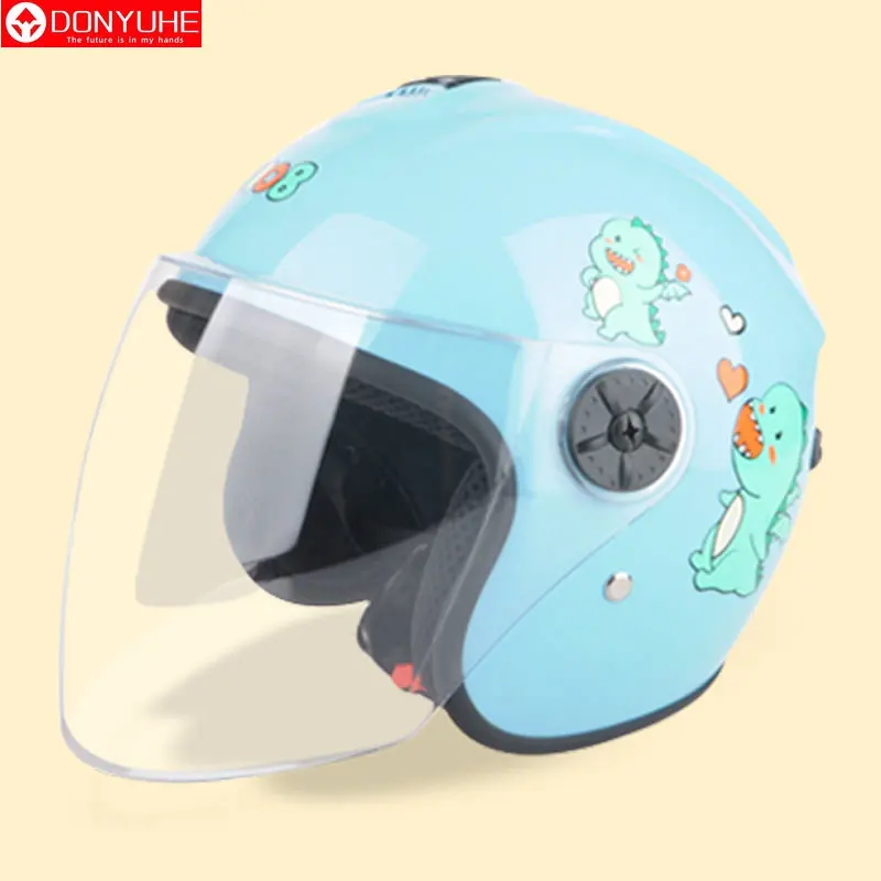 Children's Electric Car Motorcycle Female Helmet Boy Child Baby Safety Helmet Four Seasons Universal Summer Half Helmet