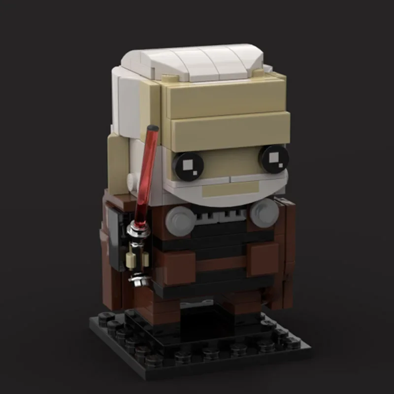 

128pcs MOC Count Dooku Brickheadz Building Blocks Christmas Gift Unique Handmade DIY Toy to Develop Patience and Concentration