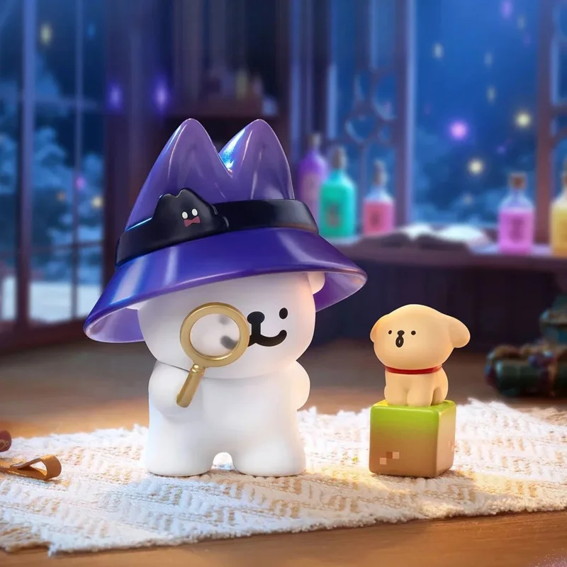 

Maltese Magic Exploration Team Series Blind Box Mystery Box Cute Action Anime Figure Kawaii Model Gift Toys