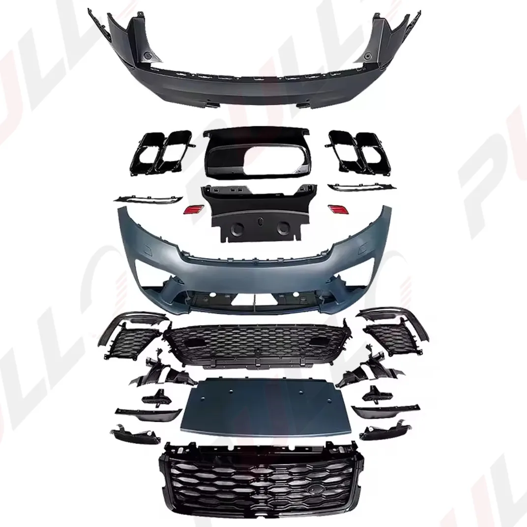 

Body Kit for Land Rover Range Rover Velar 17-21 Change to SVA Style Include Front and Rear Bumper with Grille and Tail Throat