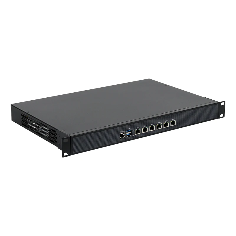 Apparecchio firewall rack 1U Intel Core i5-6200U 6300U 8250U 6x Intel 82574L/82583V/i226V Gigabit Ethernet Windows Linux Router OS