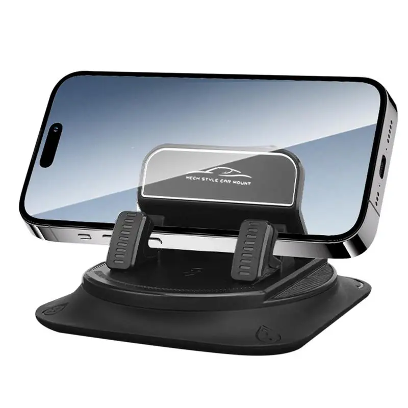 

Dashboard Phone Holder For Car Dashboard Phone Mount Silicone Mat Automotive Organizer Adhesive Tool Vertical Horizontal Use For