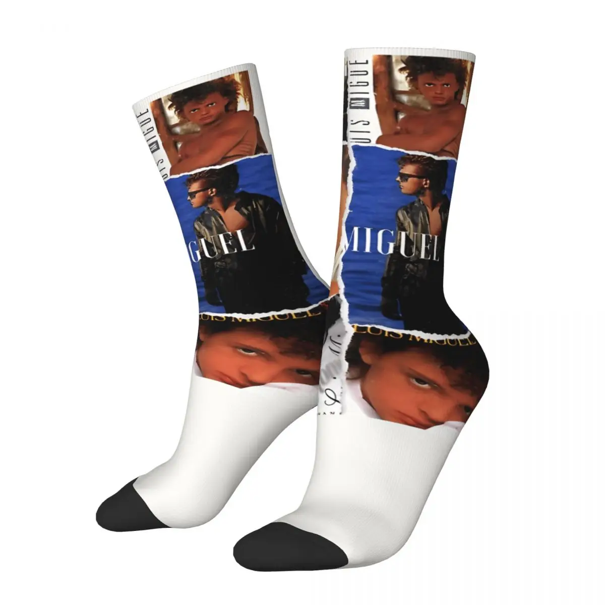 Luis Miguel Tour 2024 Stockings Women Men Socks Soft Gothic Socks Autumn Outdoor Non-Slip Custom Socks Birthday Present