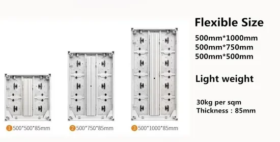 High Quality P3.91 COB LED Display 500*1000mm Outdoor LED Display Video Wall Advertising