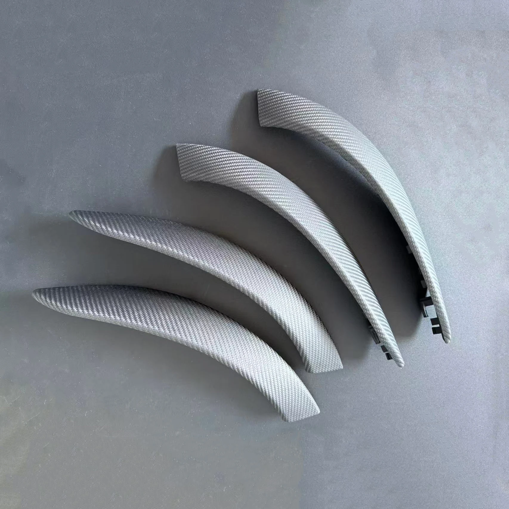 4 Pcs Matt Carbon