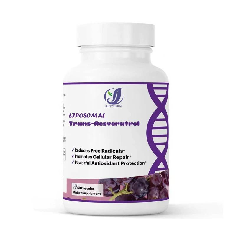 Liposome Trans Resveratrol 500mg, Supports Cellular Health, Antioxidant Activity, and Overall Health - Non GMO