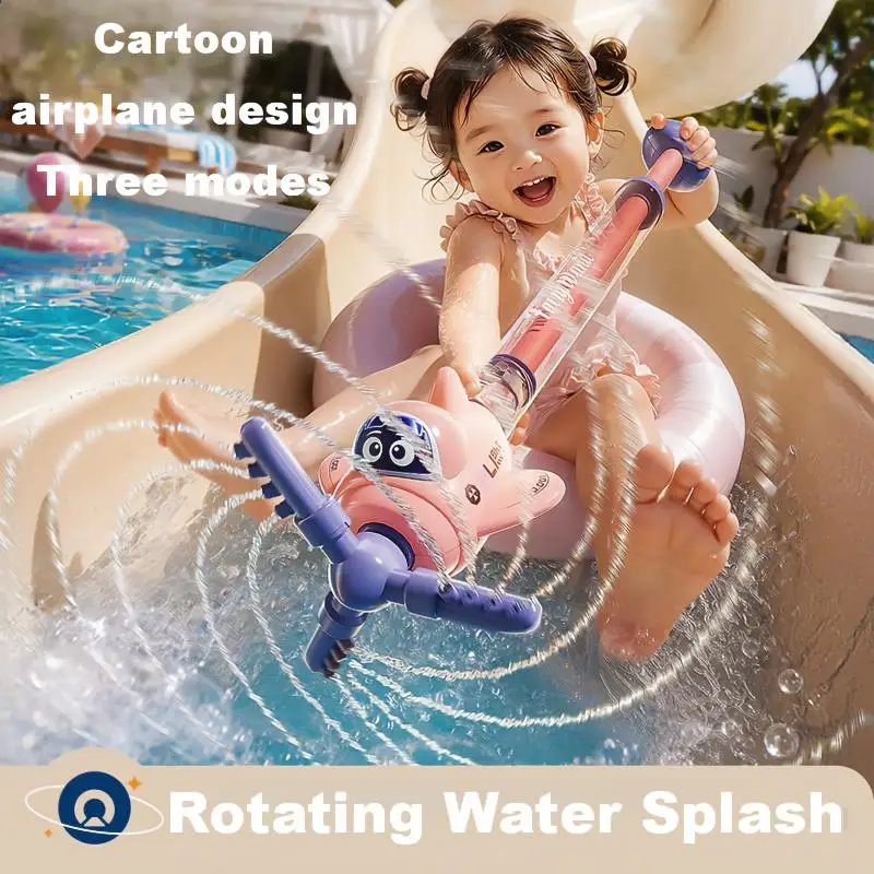 Children's Water Gun Toy Plane Shape Firing Spray Beach Water Play Equipment for Splashing Water Festival