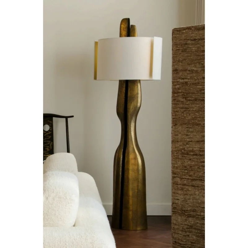 All-copper floor lamp model house exhibition hall living room light luxury decoration bedroom lamps