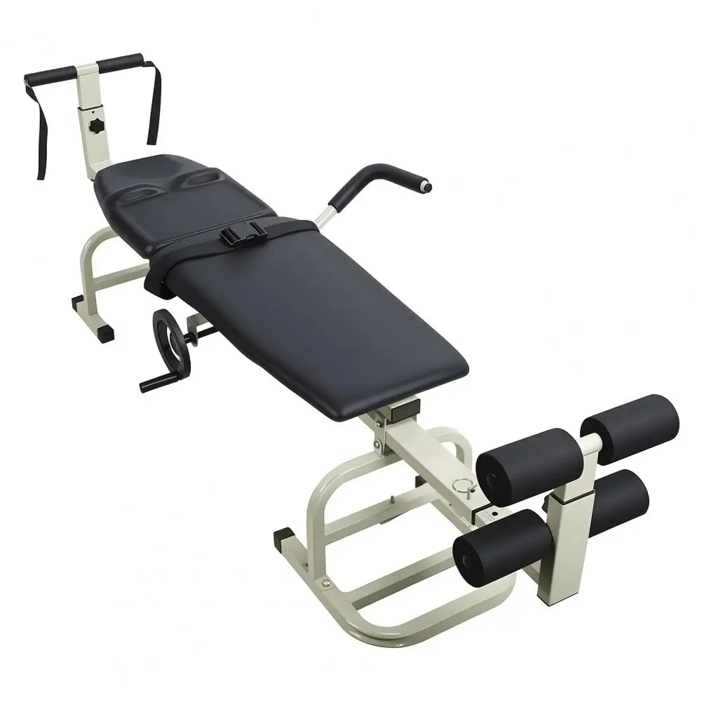 Massage Traction Table, Cervical Lumbar Traction Bed, Neck Stretcher Cervical Traction Device, Portable Body Stretching Device E