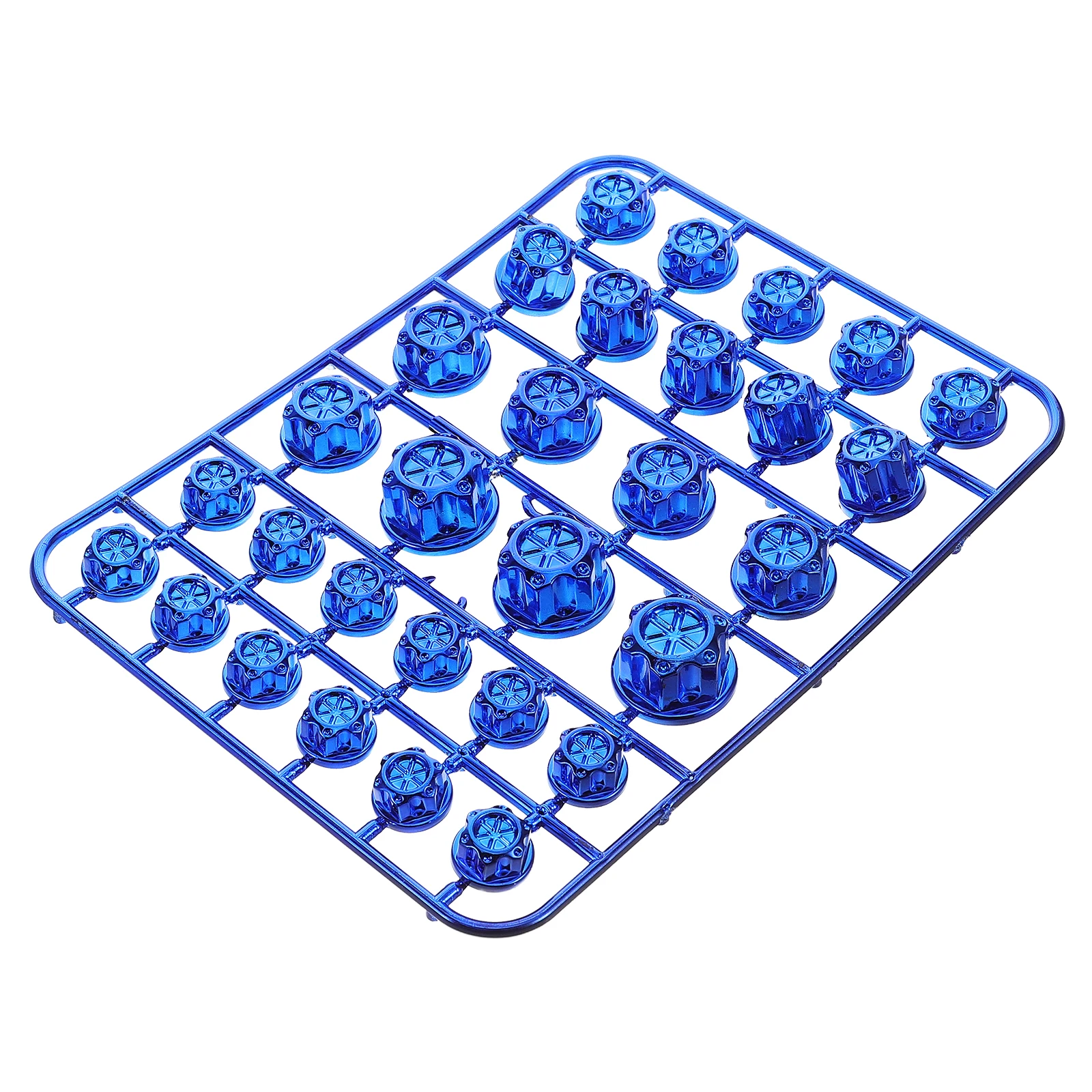 

Motorcycle Screw Cap Hexagonal Caps Blue Abs Bolt Covers Decorative Trim Engine Protection Durable Material Easy Installation