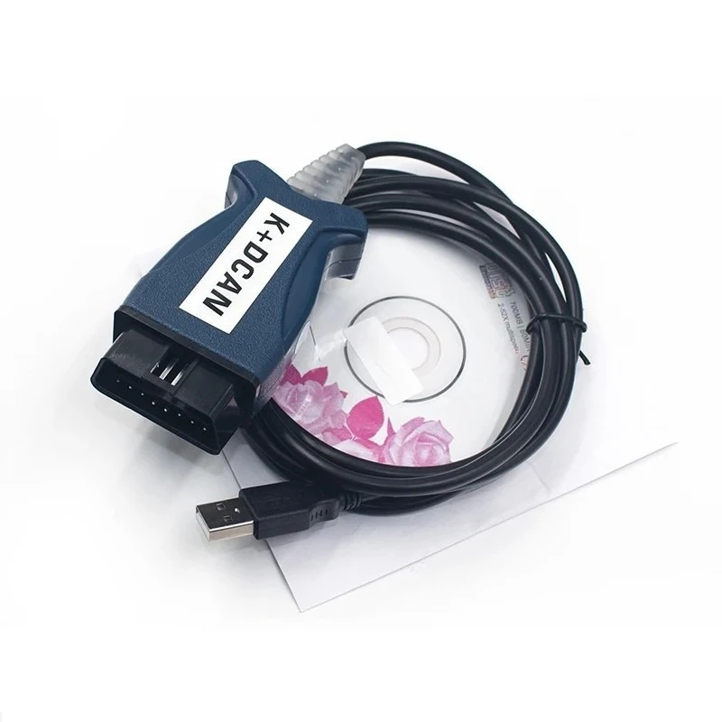 

Профессиональный диагностический и программный интерфейс USB OBD2 для BMW INPA/Ediabas K+DCAN - поддерживает все модели BMW