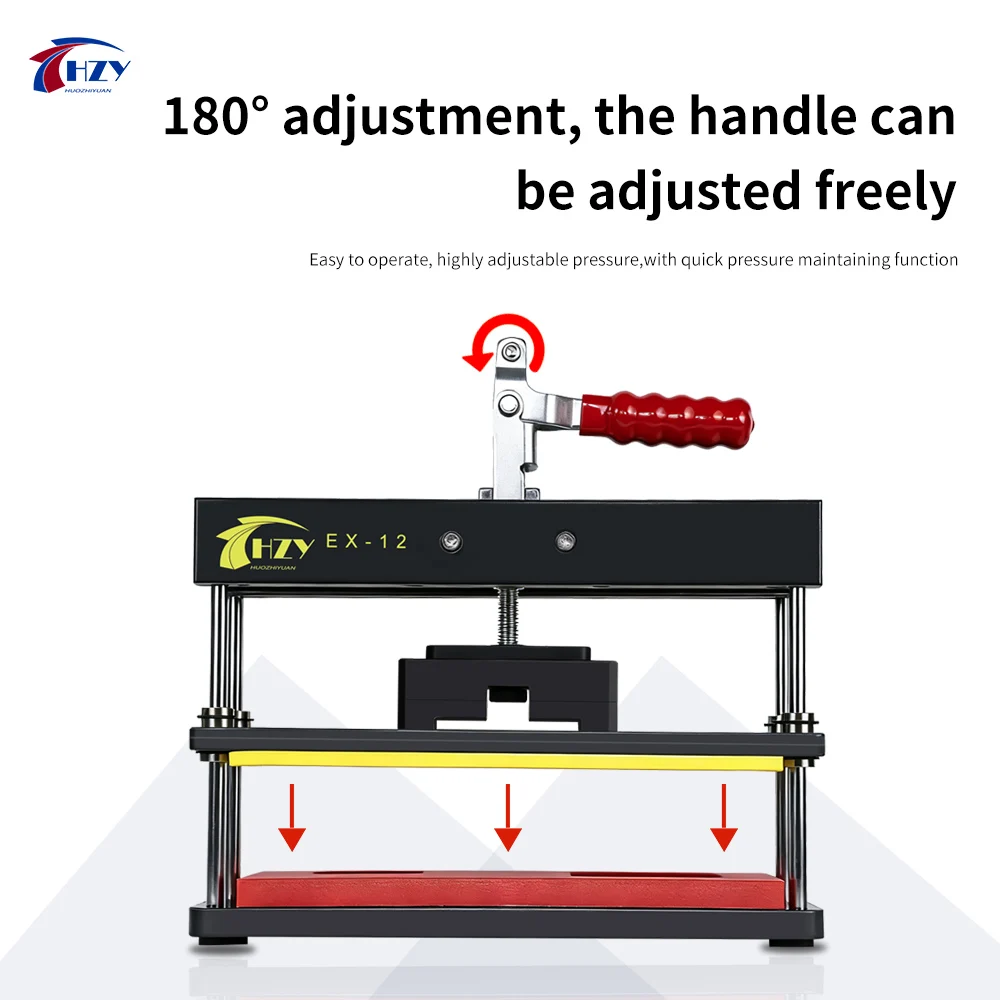 HZY EX-12 Universele drukhoudplatform Bevestigingsarmatuur voor mobiele telefoon LCD-scherm Achterkant Reparatie Handgereedschap