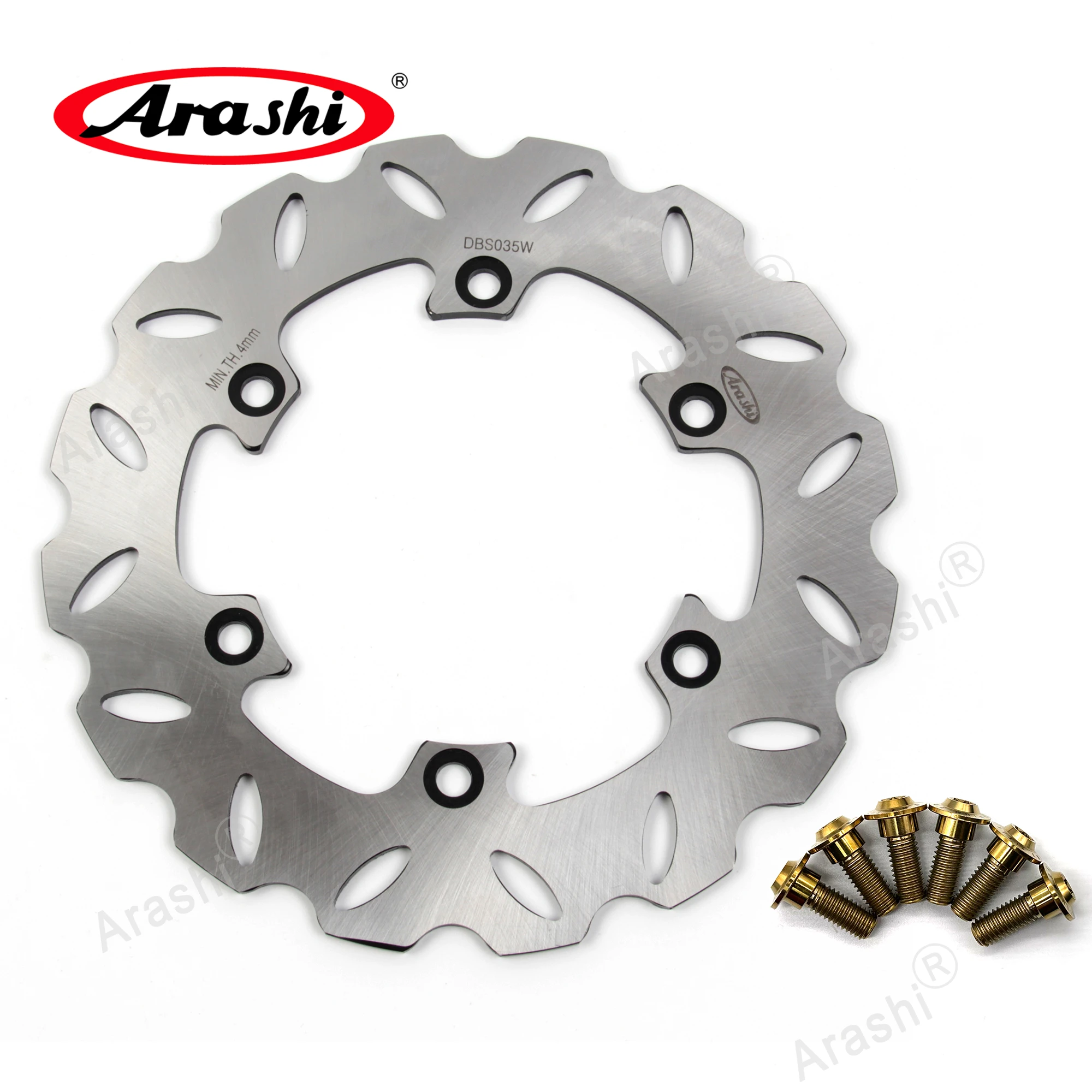 

For YAMAHA TT 600 1993-2001 TT600R 1998-2007 WR500Z 1992-1993 YZ400F WR400F 1998-2000 Arashi Rear Brake Disc Disk 220mm