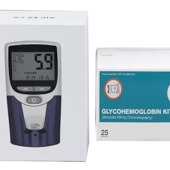 China cheapest hba1c meter&hemoglobin a1c analyzer with a1c test kit for sale