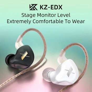 KZ EDX 1DD HIFI In Ear Monitor Kopfhörer Kopfhörer Wired Ohrhörer Sport Headset Musik Audio ZS10 Pro ZEX ZES ZSN Pro X IEM