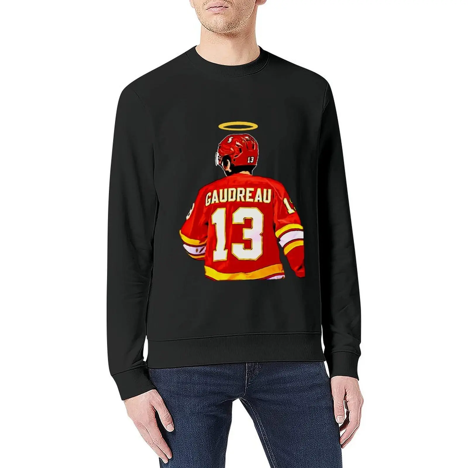 Johnny Gaudreau 13 Pullover men's autumn clothes men's winter sweater men's coat men clothing hooded sweatshirt for men