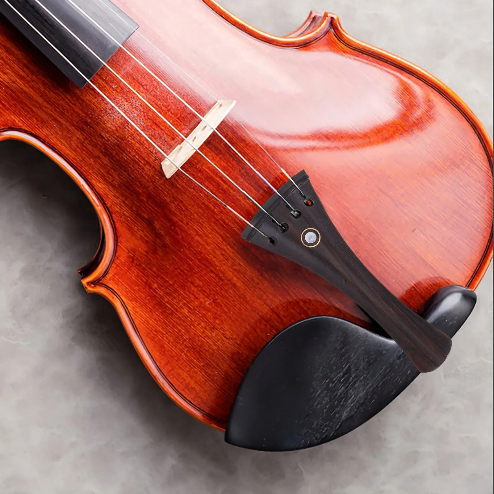 

Wooden Tailpiece for Violin String Holder Block Richer Resonant Sound Pitch Stability User Friendly Tuning Ideal Stage Daily Use