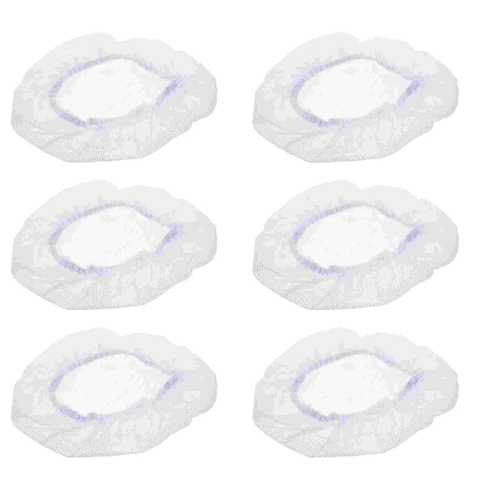 6 Pcs Chef Cooking Hair Nets Women Kitchen Bonnet Adjustable Elastic Hats Disposable Food Cap Hat for Restaurant Catering Waiter