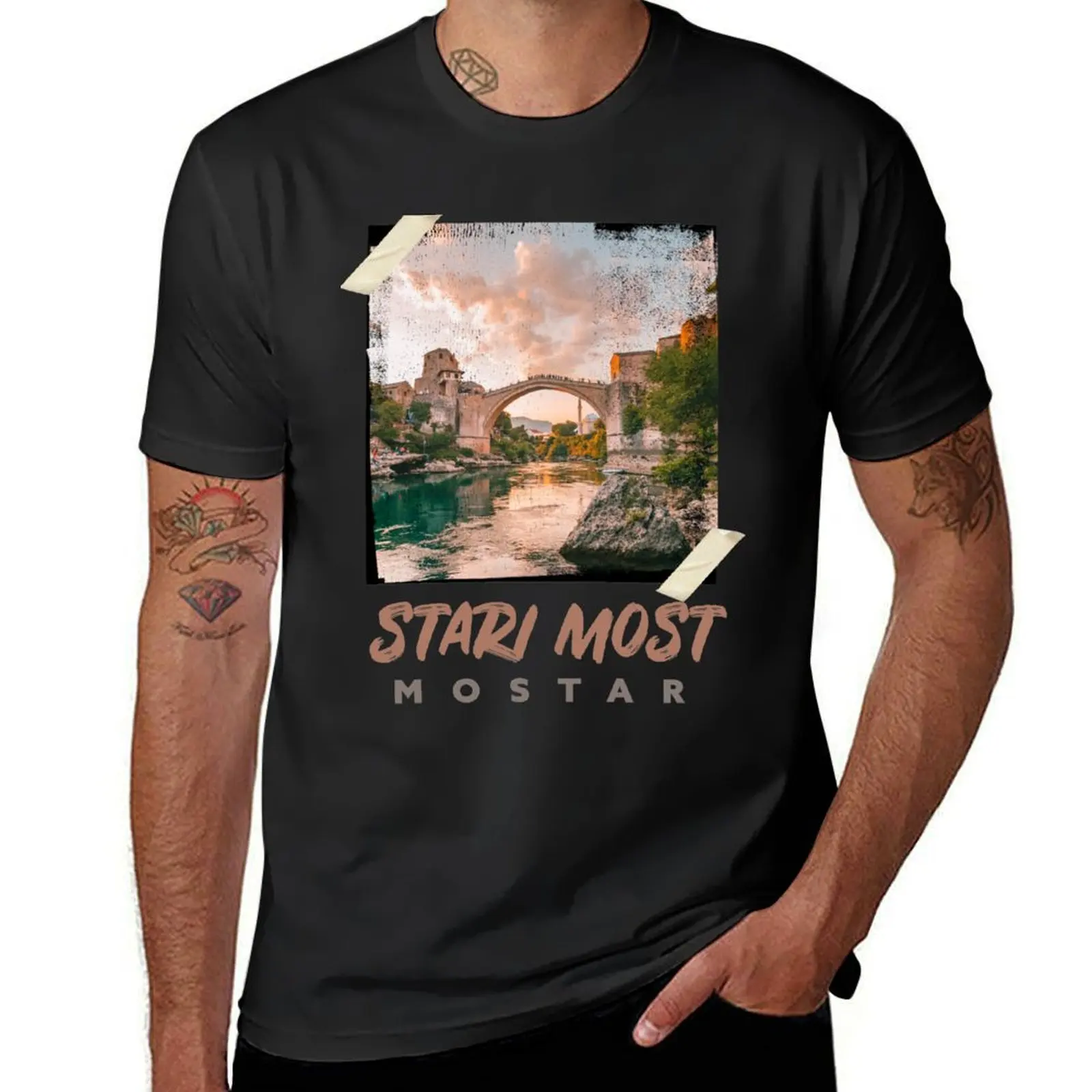 Mostar B&H T-Shirt vintage clothes anime cute tops sweat shirts, men