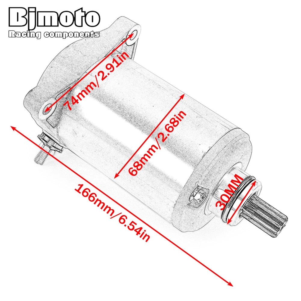 Starter Motor For Harley XG500 XG750 XG750A Street 500 750 for Suzuki GN250 GZ250 Marauder TU250 TU250X LT300 LT300E Quadrunner - view 6
