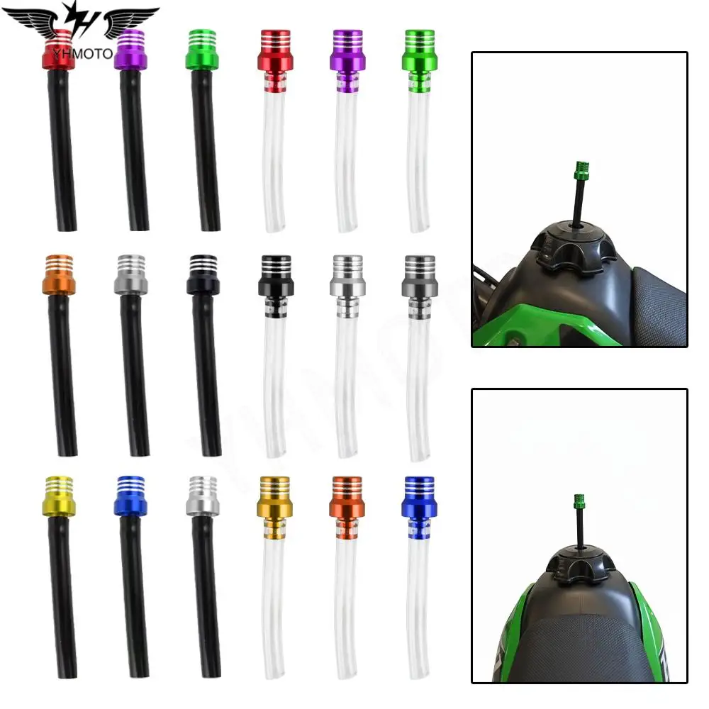 

For KTM For HONDA For YAMAHA Universal Colorful Fuel Tank Cap Vent Breather Hose Gas Oil Cap Valve Vent Breather Pipe Hose Tank