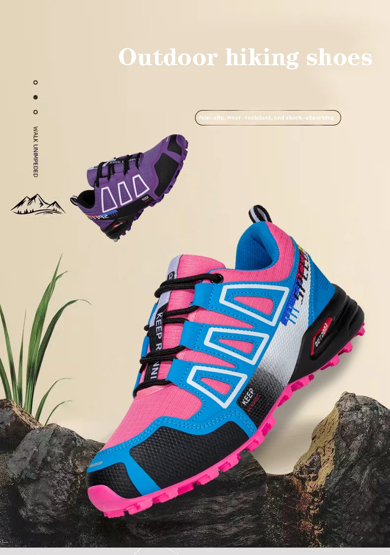 Wasserdichte Damen-Wanderschuhe für Herren, große Größe bis 48 # Outdoor-Trainer, Trekking-Turnschuhe, Klettern, Trekking, Jagd, taktische Sneake – Detail 3