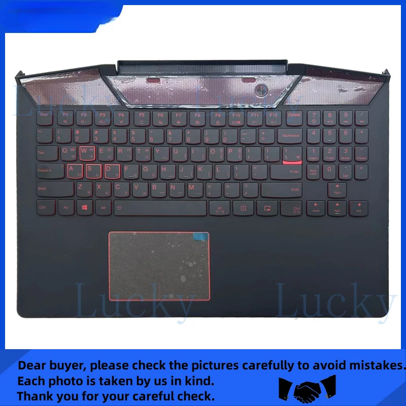 

f New for Lenovo Legion Y720-15 Palmrest Cover Keyboard US Backlit Upper Case Touchpad
