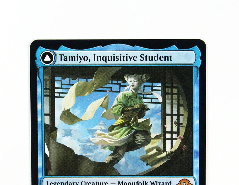 

Tamiyo, Inquisitive Student TCG Magical Proxy Cards Game Quality Proxy Gathering Board Playing Game Trading Cards Proxy