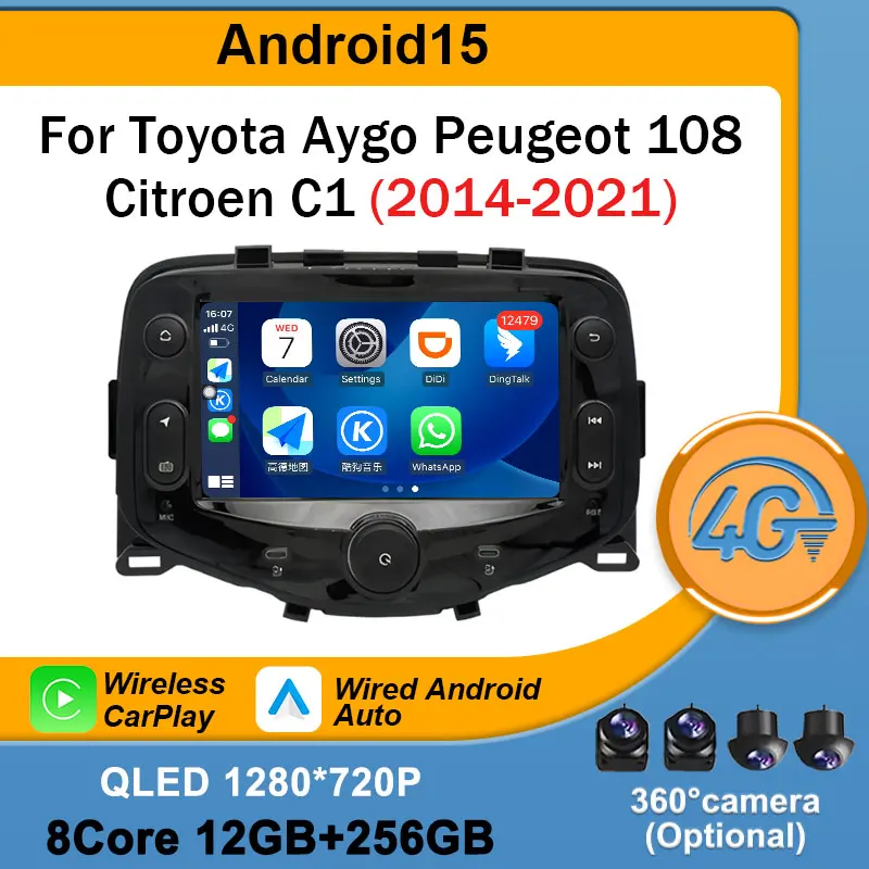 7“ Android 15 Car R…