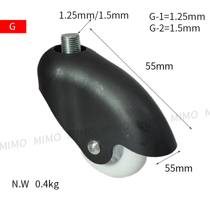 Three-wheel Electric Go-kart PU Wheel Assembly - Kids Rafting Vehicle Electric Intelligent Rafting Vehicle Wheel Accessory