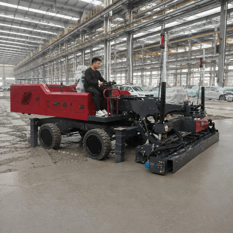 Équipement de nivellement au laser pour sols en béton – Durable et personnalisé pour une finition de surface précise